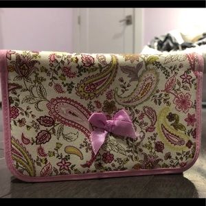 Mini clutch pink with pattern